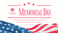 Modern Minimalist Memorial Day Video Image Preview