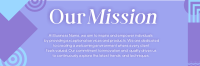 Our Abstract Mission Twitter Header Design