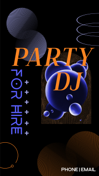 Party DJ Facebook Story Design