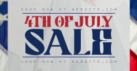 Minimalist 4th of July Sale Facebook ad Image Preview