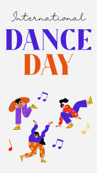 Groovy Dance Day YouTube Short Design