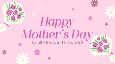 Mother's Day Bouquet Facebook event cover Image Preview