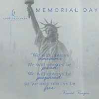 Always Remember Memorial Day Instagram Post Image Preview