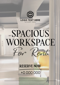 Spacious Space Rental Poster Image Preview