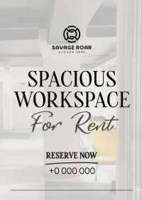 Spacious Space Rental Poster Image Preview