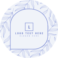 Leaves Pattern Instagram Profile Picture Design