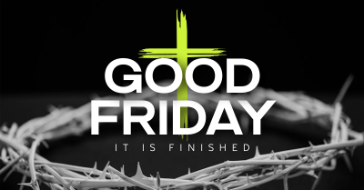 Easter Good Friday Facebook ad Image Preview
