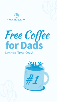 Father's Day Coffee TikTok Video Design