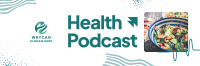 Health Podcast Twitter Header Design