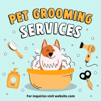 Grooming Services Instagram Post Design