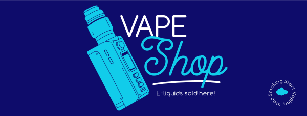 Your Vape Facebook Cover Design Image Preview