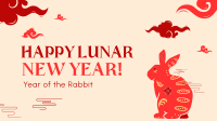 The Oriental Bunny Facebook Event Cover Design