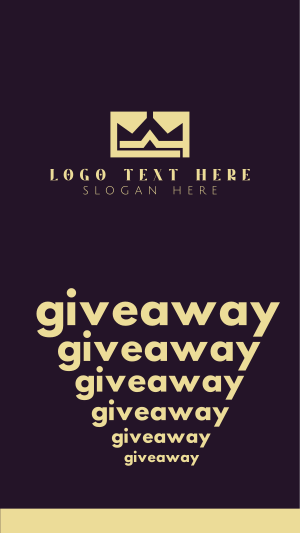 Giveaway Facebook story Image Preview