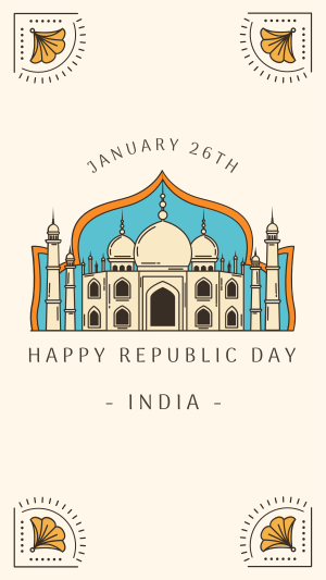India Republic Day Facebook story Image Preview