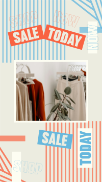 Linear Fashion Sale TikTok Video Image Preview