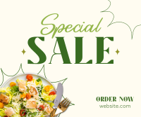 Salad Special Sale Facebook Post Design