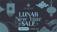 Lunar New Year Sale Facebook Event Cover Design