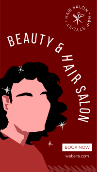 Hair Salon Minimalist Instagram story Image Preview