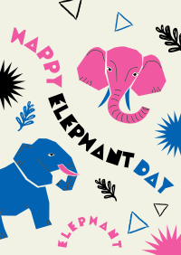 Abstract Elephant Poster Image Preview