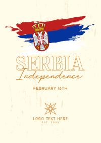 Serbia Day Poster Design