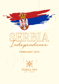 Serbia Day Poster Image Preview