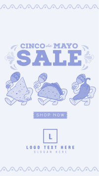 Cinco De Mayo Mascot Sale TikTok video Image Preview