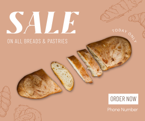 Bakery Sale Facebook post Image Preview