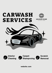 Carwash Services List Poster Image Preview