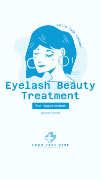Eyelash Treatment Facebook story Image Preview