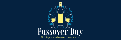 Celebrate Passover Twitter header (cover) Image Preview