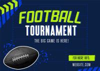 Football Sport Tournament Postcard Image Preview