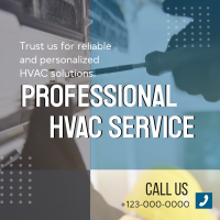 Professional HVAC Services Linkedin Post Design
