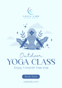 Outdoor Yoga Class Poster Image Preview