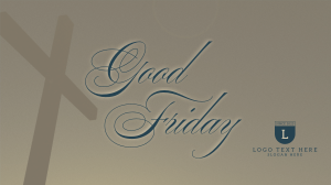 Good Friday Crucifix Greeting Video Image Preview