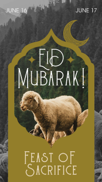 Rustic Eid al Adha Instagram reel Image Preview