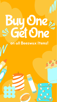 Beeswax Product Promo Facebook Story Design