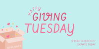 Cute Giving Tuesday Twitter post Image Preview