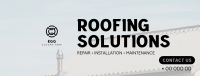 Professional Roofing Solutions Facebook cover Image Preview