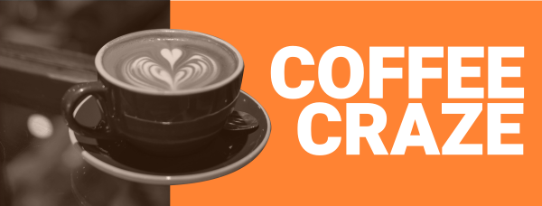 Coffee Craze Facebook Cover Design Image Preview