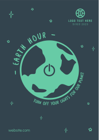 Earth Hour Switch Flyer Design