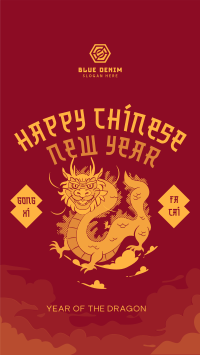 Chinese Dragon Year Instagram Reel Image Preview