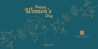 Floral Women's Day  Twitter post Image Preview