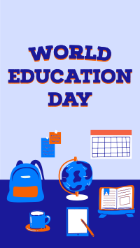 World Education Day Instagram Story Design