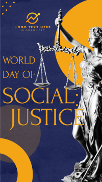 World Day Of Social Justice Instagram Story Design