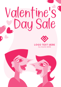 V-Day Couple Poster Design