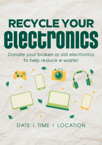 Recycle your Electronics Poster Design