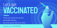 Let's Get Vaccinated Twitter post Image Preview