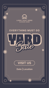 Minimalist Yard Sale Instagram reel Image Preview