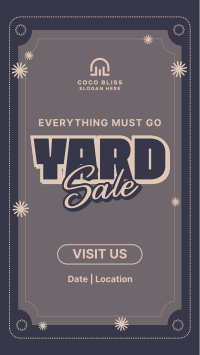 Minimalist Yard Sale Instagram Reel Image Preview