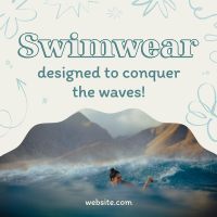 Swimwear For Surfing Instagram Post Design
